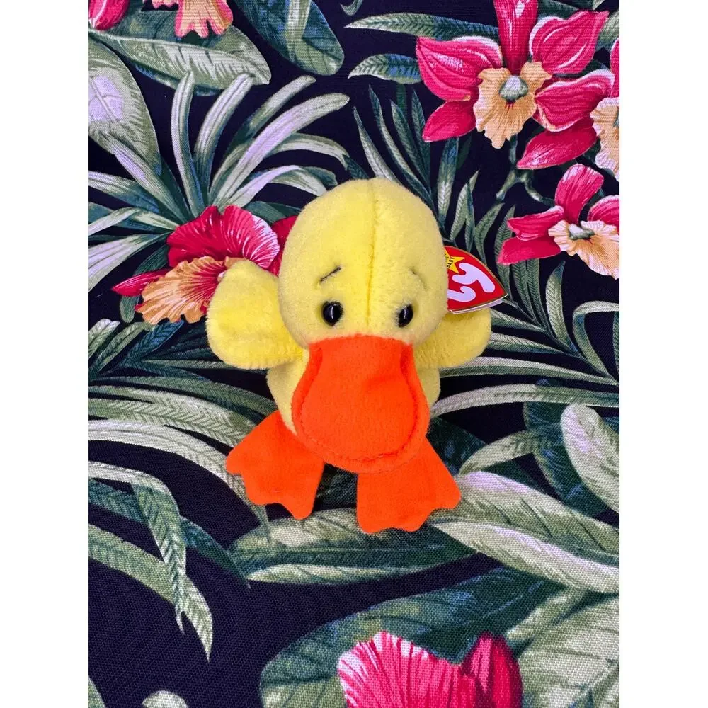Vintage 1994  Rare Ty Beanie Babies Quackers  Retired